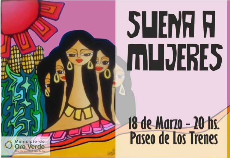 El sábado 18 de marzo Suena a Mujeres en el “Paseo de los Trenes”