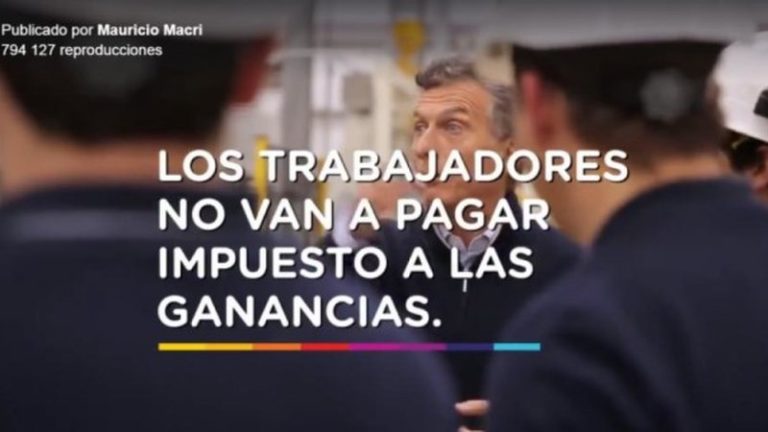 500 mil trabajadores más pagan Ganancias respecto de 2015