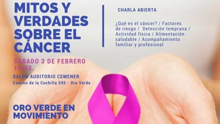 Charla en el Día mundial contra el cáncer