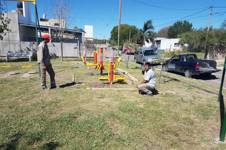 Ya son seis los gimnasios a cielo abierto en Oro Verde