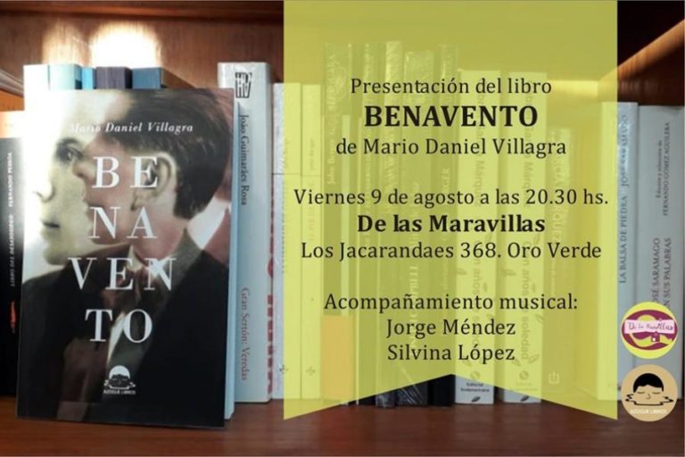Presentación del nuevo libro de Villagra en Oro Verde
