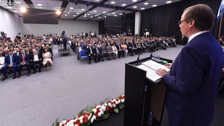 Bordet señaló la difícil situación económica de Entre Ríos