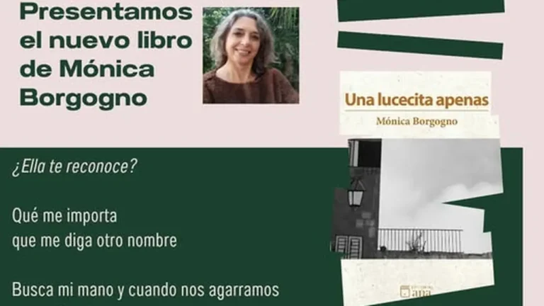 Mónica Borgogno presenta su poemario “Una lucecita apenas”