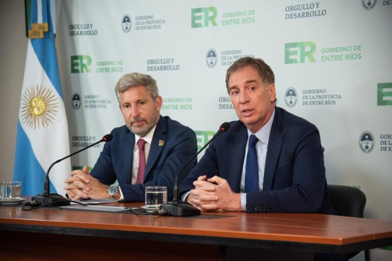 Frigerio y Santilli ratifican el apoyo de Entre Ríos a las reformas nacionales