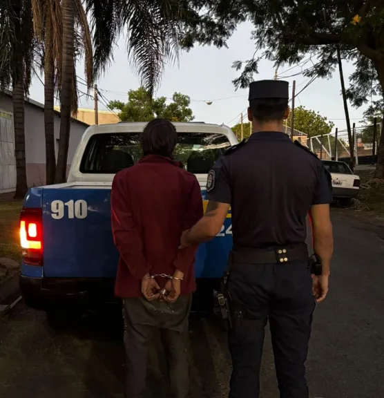 Dos hombres con antecedentes detenidos por ingresar a viviendas en La Paz y Paraná