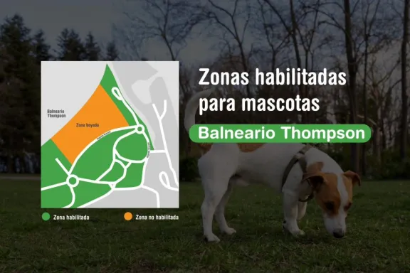 Ingreso de mascotas: el Municipio detalló los sectores habilitados en Thompson