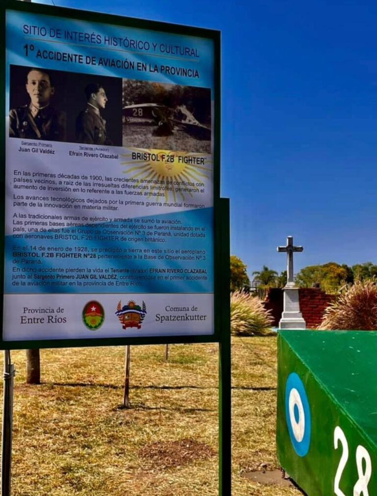 El Primer Accidente Aéreo en Entre Ríos: Aldea Spatzenkutter, 1928