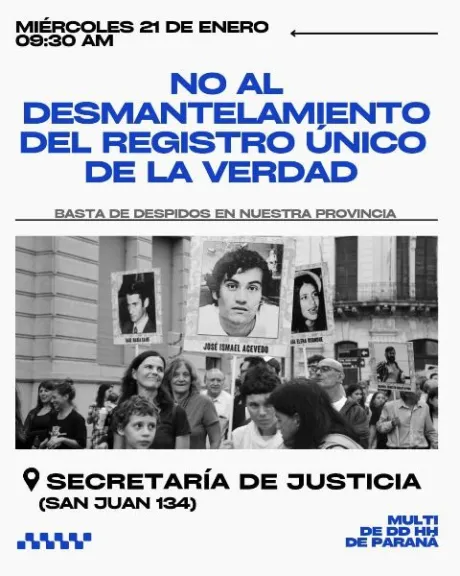 Organizaciones de DD.HH. se movilizan para frenar el desmantelamiento del Registro Único de Víctimas