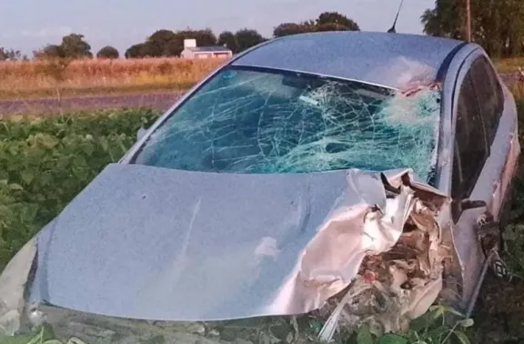 Joven fallece tras colisión vehicular en la Ruta 32