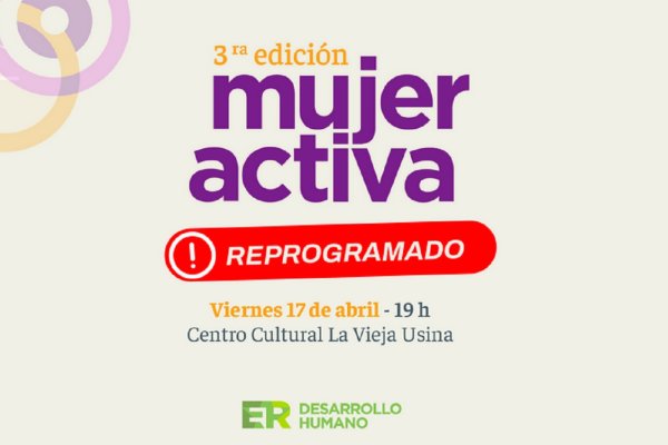 Mujer Activa reprograma su edición para abril: nueva fecha y detalles