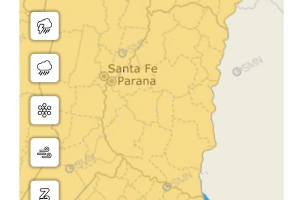 Alerta Amarilla: Tormentas y Vientos Intensos en la Región