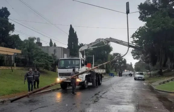 Motorcyclist Killed After Striking Power Pole Downed During Severe Storm