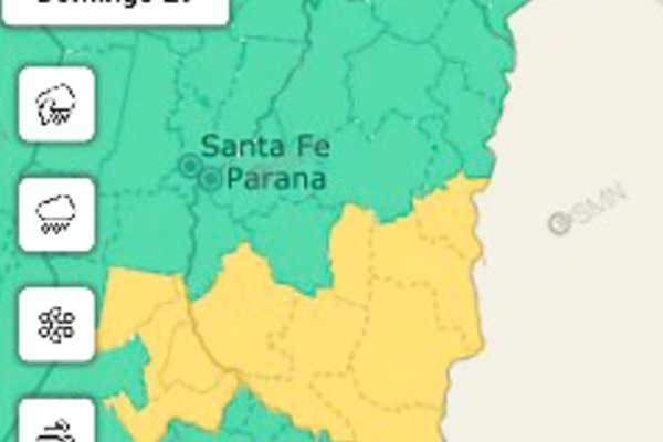 Alerta Amarilla por Tormentas en Entre Ríos: Previsión y Recomendaciones