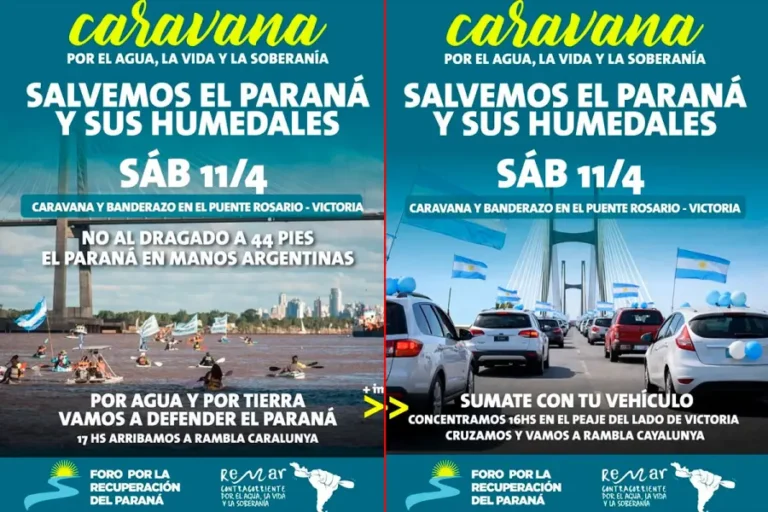 Caravana por el Paraná: Uniendo Victoria y Rosario en Defensa de los Humedales