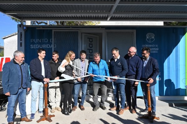 Entregan equipamiento e inauguran puestos policiales para reforzar la seguridad