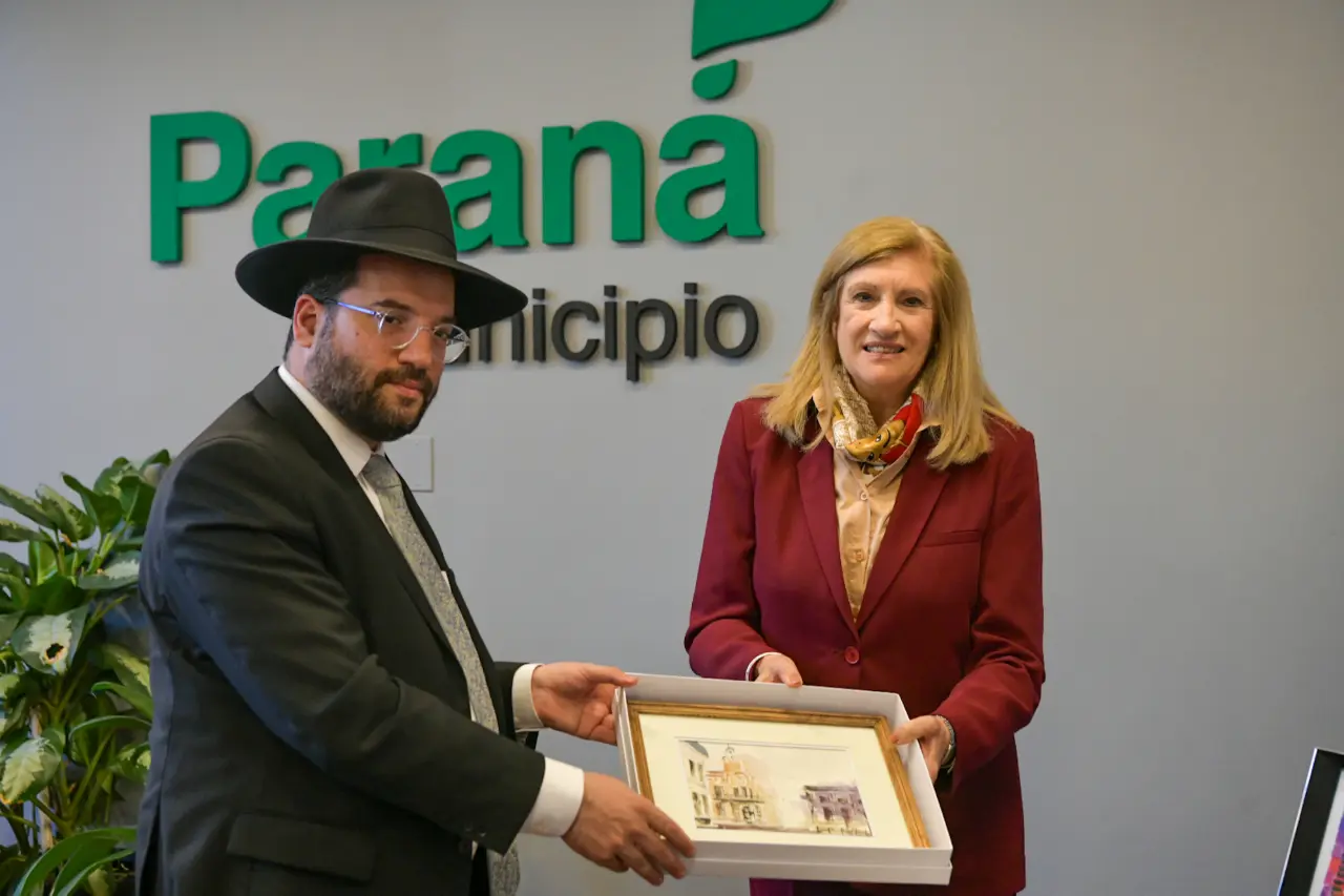 Rosario Romero recibe al Gran Rabino de AMIA para diálogo interreligioso