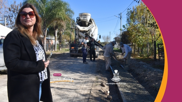 Gestión de Laura Rupp asegura más obras para el municipio de El Pingo
