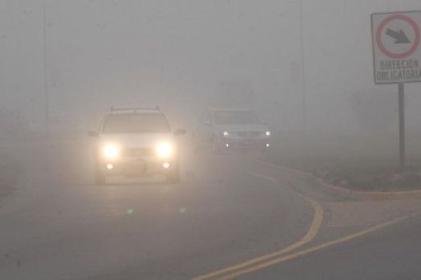 Alerta violeta en Entre Ríos por niebla que vuelve a cubrir la provincia