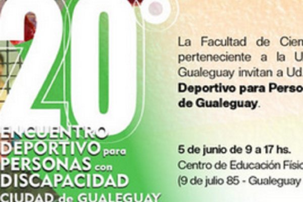 Diputados declaran de Interés el Encuentro de Deporte Adaptado en Gualeguay