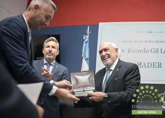 Diputados respaldan Doctor Honoris Causa a Gil Lavedra en la Uader