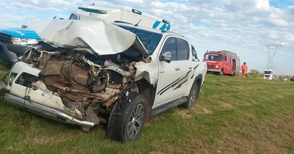 Obrero sufre amputación de pierna tras choque en Ruta 14