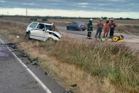 Choque frontal en ruta 18 deja un muerto