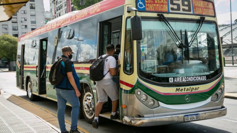 Precio previsto del boleto de colectivo en el AMBA para junio de 2026