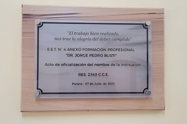 FEF denuncia que el gobierno oculta el nombre de la Escuela Técnica