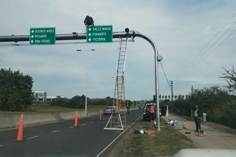 Instalan cámaras en la autovía 11 Paraná – Oro Verde
