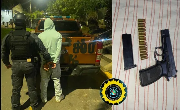 Detenido sospechoso por disparos en Bajada Grande de Paraná