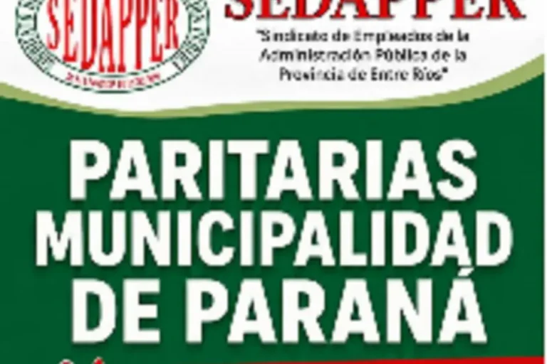 Sedapper Rechazó la Oferta Salarial de la Municipalidad de Paraná