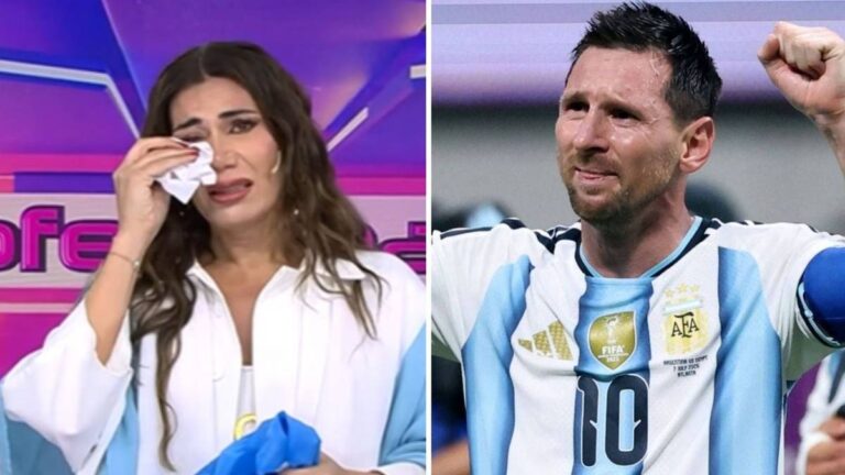 Flor de la V lloró tras Argentina vs Egipto: el sorpresivo motivo detrás de sus lágrimas, "una persona"