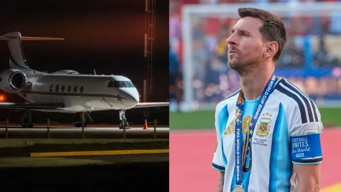 Messi llega a Argentina para descansar con su familia cerca de Rosario