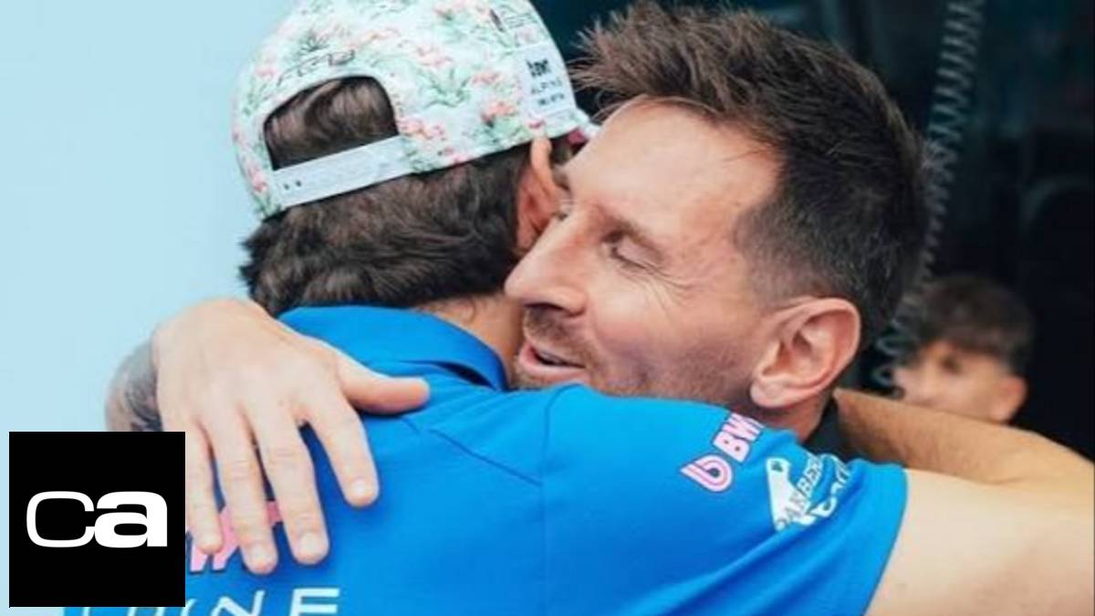 El mensaje de Franco Colapinto a Lionel Messi tras la muerte de su padre