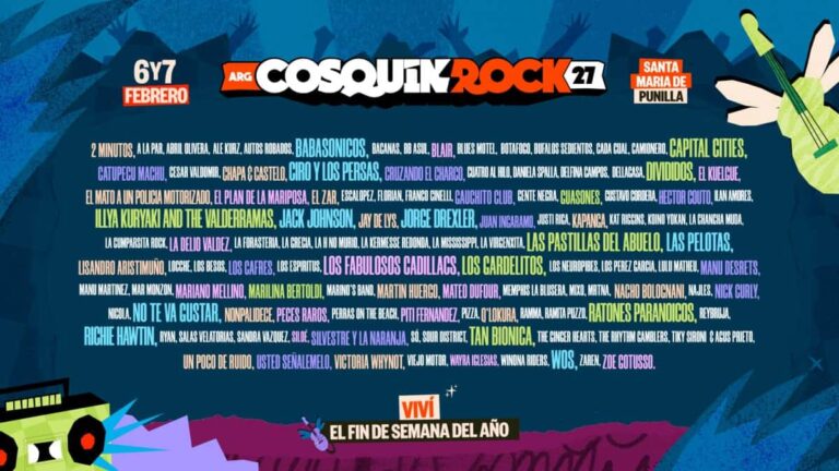 Cosquín Rock 2027: La Grilla Completa de Artistas