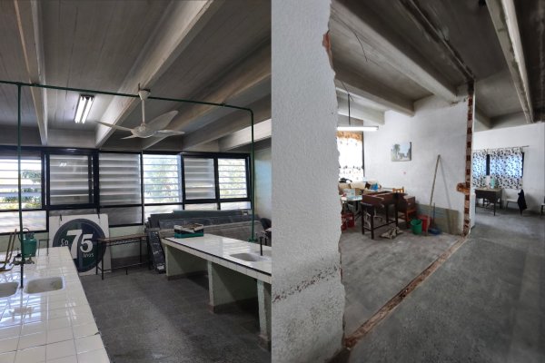 Avanza obra que mejorará agua y cocina en escuela de La Paz