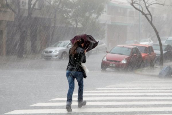 Alerta amarilla por tormentas en Entre Ríos ante ciclogénesis inminente