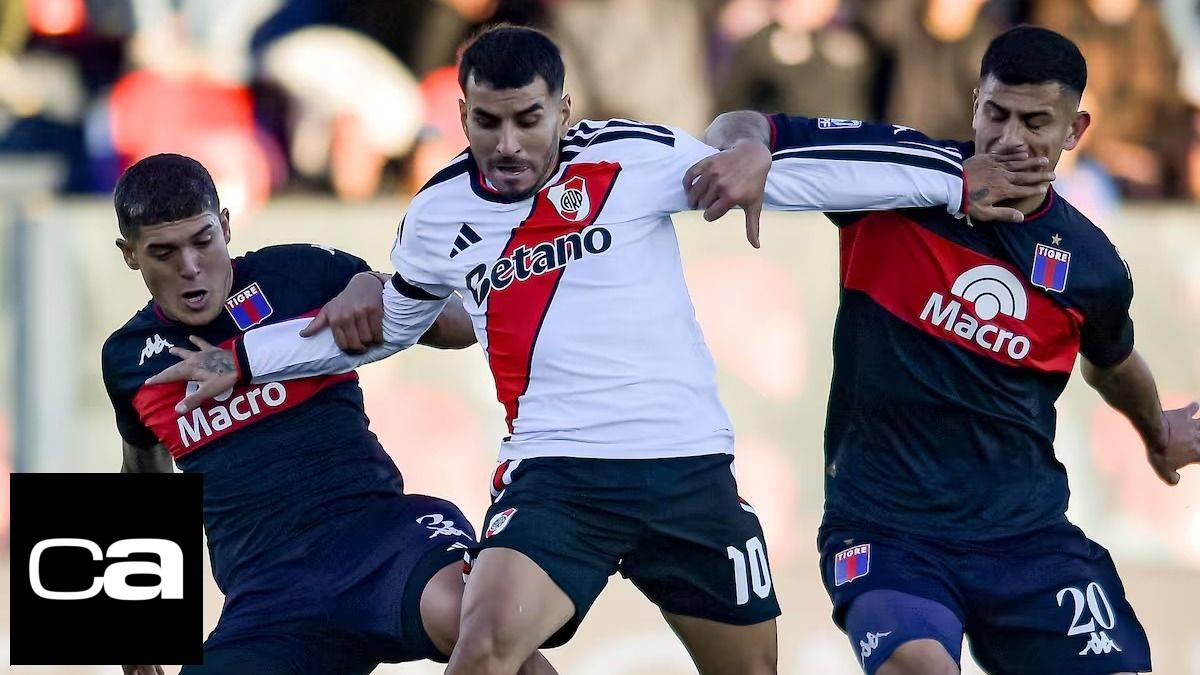 Árbitro de Tigre vs River revela por qué no sancionó penal a Correa: "Hubo contacto"