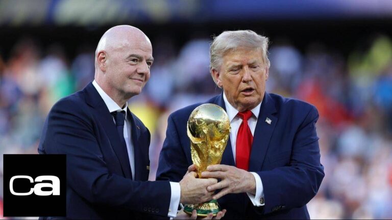 Donald Trump respalda a Gianni Infantino en su peor momento en la FIFA: "Si se va"