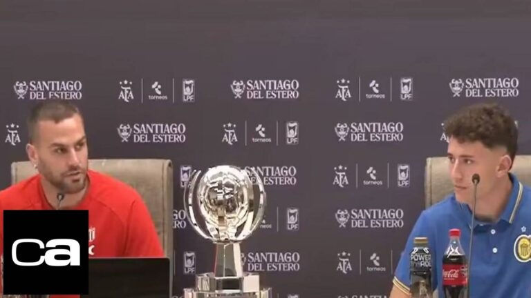 Picante conferencia de prensa entre Rosario Central y Estudiantes: "Falta de respeto"