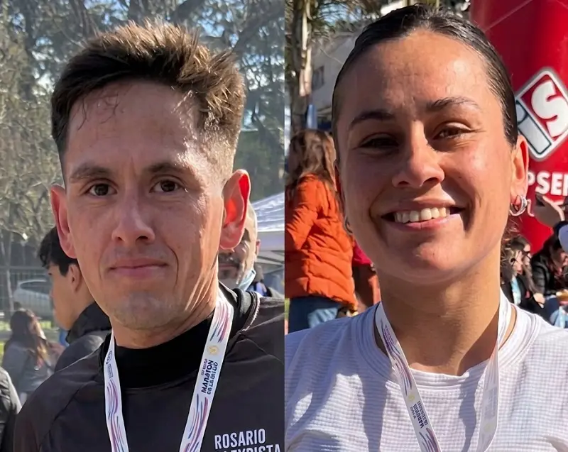 Farías y Albornoz triunfan como grandes atletas en Libertador San Martín
