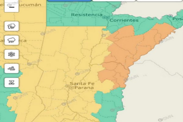 SMN actualiza alertas por tormentas fuertes este lunes y martes