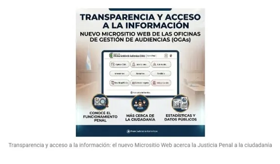 STJ habilita nuevo sitio web sobre justicia penal