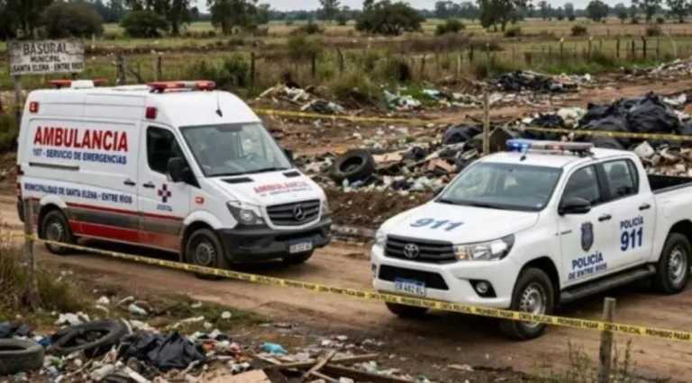 Joven gravemente herido en el basural de Santa Elena