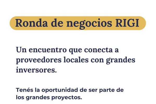 Empresas entrerrianas podrán participar de la ronda de negocios del Rigi