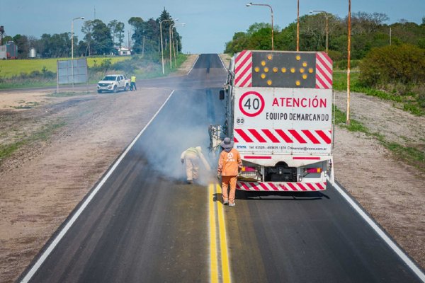 Tareas de demarcación ya se ejecutan en la Ruta Provincial 10
